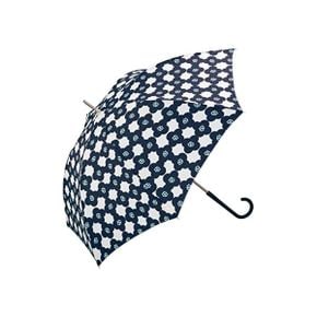 일본 WPC 양산 Wpc. 403607001 여성용 비우산 동백 네이비 장우산 22.8인치58cm 맑음과 우천 겸