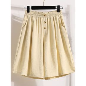 버튼장식 밴딩 A라인 숏 팬츠 G5MPT028P _P399156142