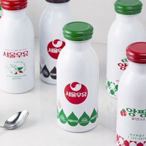 서울우유 레트로 보온보냉 텀블러 350ml