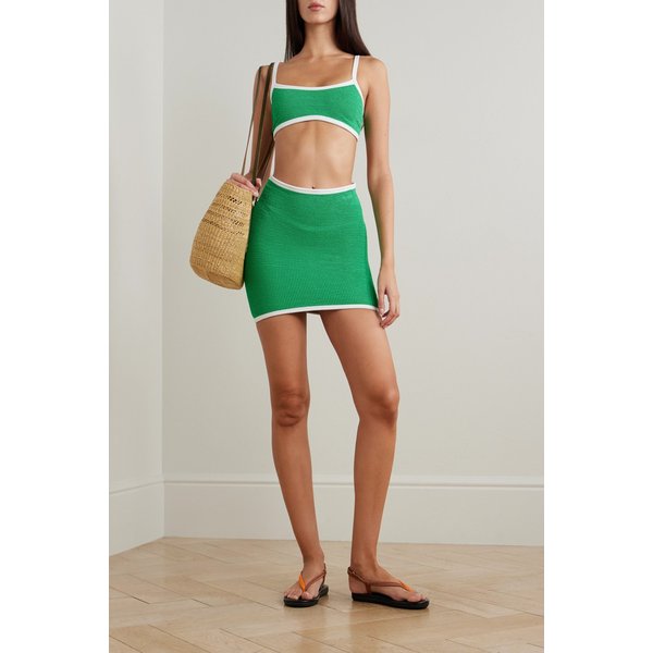 훈자 지 데빈 컨버터블 투톤 오리지널 크링클™ 스윔 스커트 46376663162941533