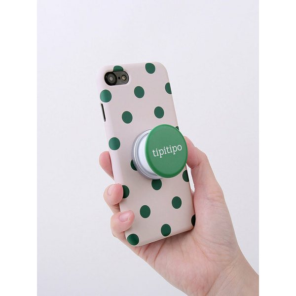 컬러도트케이스(matte)+로고그립톡 세트