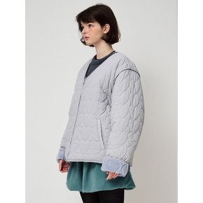 HEART REVERSIBLE JACKET_BABY BLUE