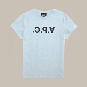 COBQX H26943 IAB LIGHT BLUE VPC 벨벳 로고 남성 반팔티 271435 1478467 COBQXH26943IAB