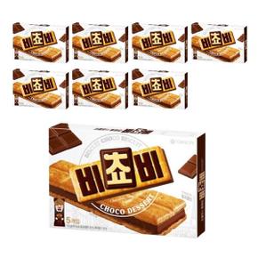 오리온 비쵸비 초코비스킷 125g x 8개/ 커피과자