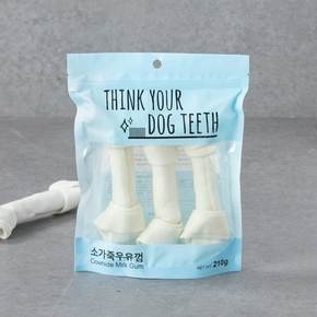 THINK YOUR DOG TEETH 소가죽 우유껌 3P