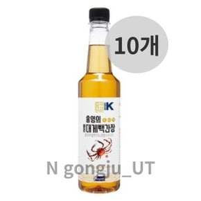 홍영의 어간장 피쉬소스 붉은대게 백간장 500ml 10개