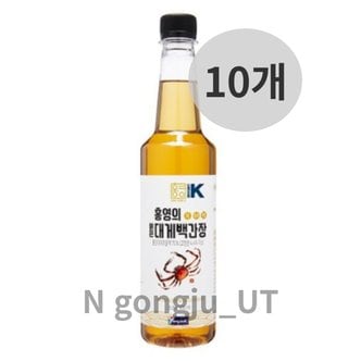  홍영의 어간장 피쉬소스 붉은대게 백간장 500ml 10개