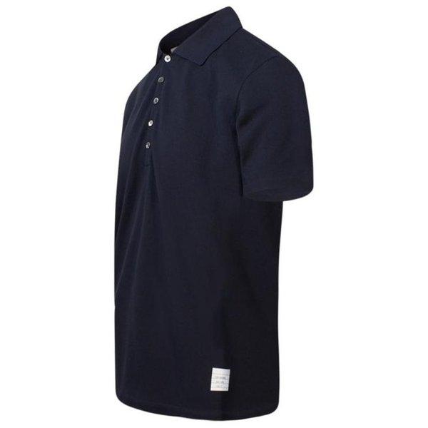 26SS 톰브라운 클래식 피케 스트라이프 릴렉스드 폴로 티셔츠 MJP042A00050415 DOM