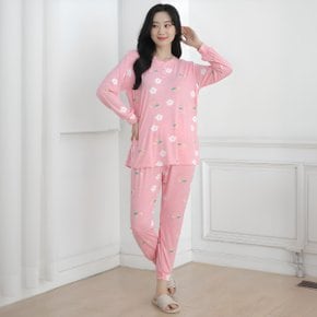 루나러쉬 여성 부드러운 홈웨어 - 복숭아 핑크