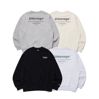 어반에이지 컬러센슈얼 오버 기모 맨투맨 (기모 안감) (4 Colors)