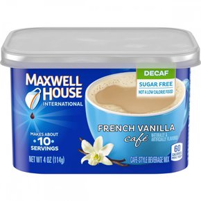 Maxwell House맥스웰  하우스  프렌치  바닐라  슈가프리  디카페인  커피  믹스  114g