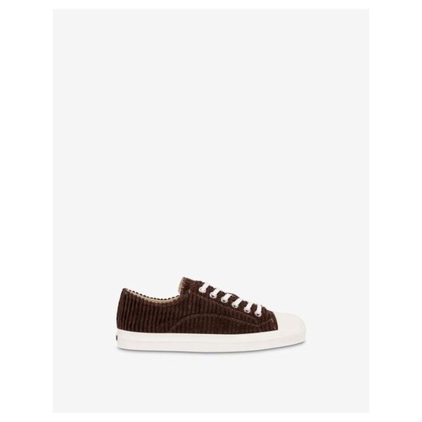 25FW 모스키노 스니커즈 POLMB15053G0NGM0POL30A Brown DOM