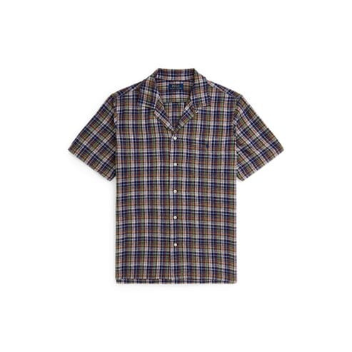 폴로 랄프 로렌 남성 클래식핏 플래드 리넨 코튼 셔츠(MNPOWOV1N820959999)