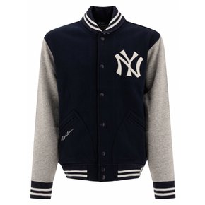 남성 Yankees bomberstyle 스웻셔츠 710953953001 에비에이터 NAVY/LOFT HEATHER B