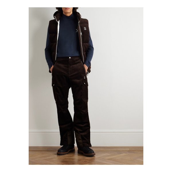 브루넬로쿠치넬리 로고 프린트 스트레치 실크 저지 슬림핏 베이스 레이어 46376663162890320