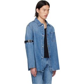 블루 스트랩 데님 재킷 COPCH36202MEN WASHED BLUE