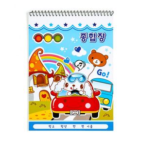 캐릭터 종합장 남아 18.5x26cm 스프링노트 연습장 스