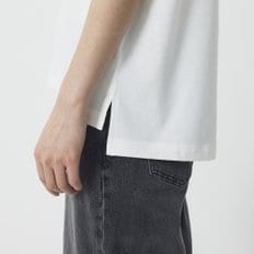 여 소프트 라운드넥 반팔 티셔츠(WHITE / BLUE / CHARCOAL / BLACK)