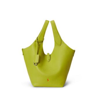 폴로 랄프 로렌 여성 폴로 플레이 레더 토트(WAPOBAG0G620508700)