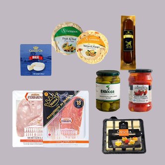  비비아나 유럽 와인안주 8종 선물세트 치즈 하몽 홈파티
