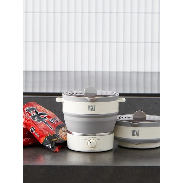 [한정특가/26년형] 지티스 변색없는 접이식 전기포트 여행용 캠핑 햇반