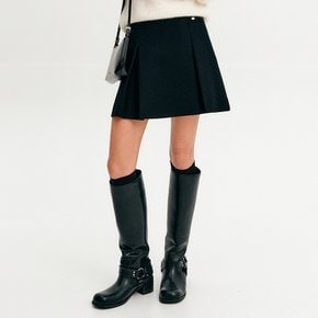 노바 울 스커트_블랙 / NOVA WOOL SKIRT_BLACK