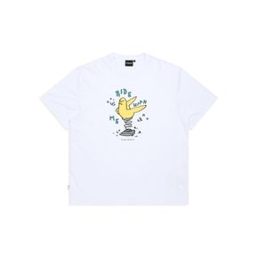 스프링 엔젤 그래픽 티셔츠 - WHITE Z263UST060010