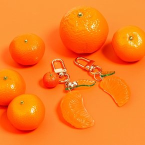 귤 키링 과일 가방 백팩 열쇠고리 우정 커플 친구 선물 키홀더