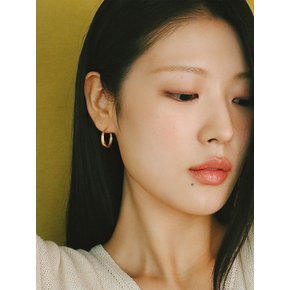 SILVER 925 LUNA 원터치 링 귀걸이_골드 [4 SIZE]