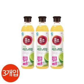 저당 홍초 레몬 라임 900ml x 3개
