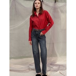 Premium Cotton Overfit Shirt_Red