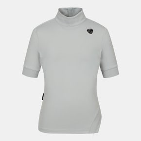 [엑셀러]25SS 여성 셔링 하이넥 5부소매 티셔츠 TWTHO6141-190