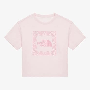 노스페이스 [노스페이스키즈 공식] NT7UR12V 키즈 리틀 글램프 반팔 라운드 티_LIGHT PINK