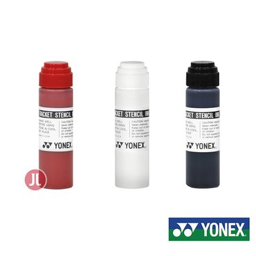 요넥스 AC414 라켓 스텐실 잉크 RD BK WH 마커