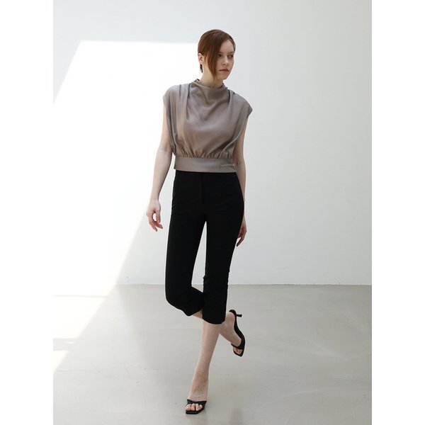 Soft veil blouse - TAUPE