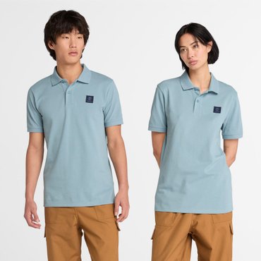 팀버랜드 공용 우븐 배찌 폴로 티셔츠 A4395 758