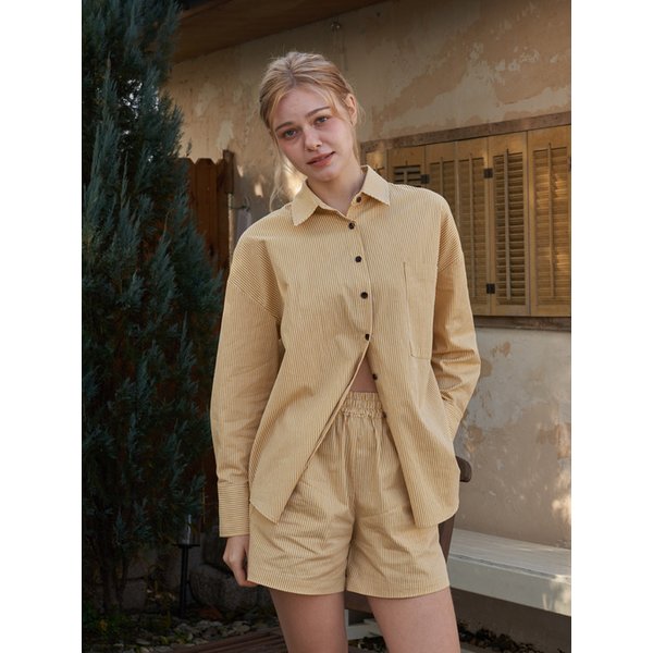 사하라 베이직 숏팬츠 - Mustard Yellow