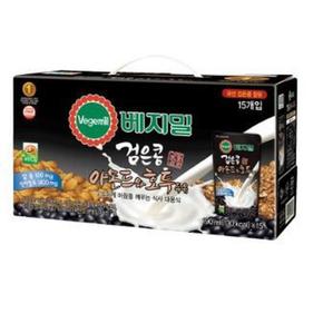 정식품 검은콩 아몬드호두 베지밀 두유 파우치 190ml, 30개 (S34056038)