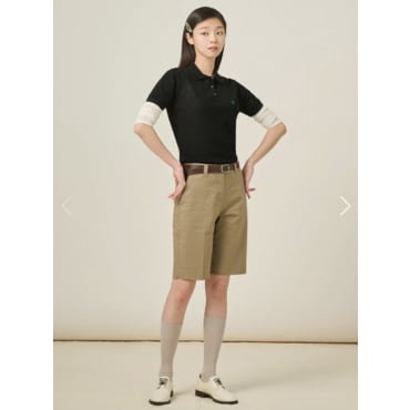 빈폴레이디스 슬림 버뮤다 치노 팬츠 - 카키 BF5425C06H