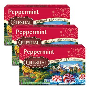 [해외직구] 셀레스티얼 페퍼민트 허브차 디카페인 Celestial Peppermint 20티백 3팩