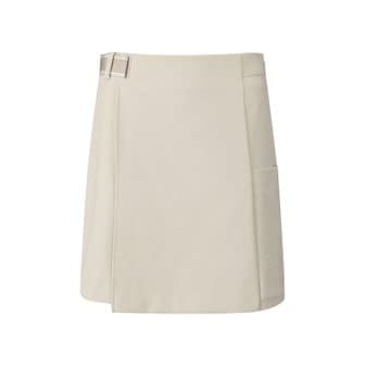 BOSS GOLF 보스골프  하프벨트 포인트 랩 스커트 WOMAN LIGHT BEIGE