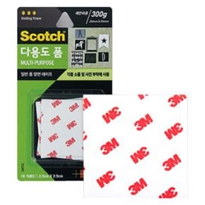 3M Scotch GNT25 백색 다용도 포스터용 폼양면테이프/인테리어용테이프/건축용테이프/실내내장재테이프/셀