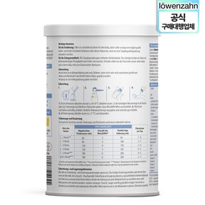 [독일공식구매대행] 뢰벤짠 프레 0개월 틴 400g 1통