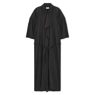 르메르 여성 에시메트리컬 셔츠 롱 다크 에스프레소 원피스 DR1056 LF1308 507