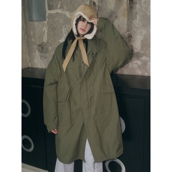 M-65 피쉬테일 오버핏 롱파카 [2COLOR]