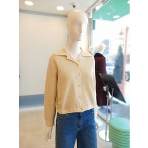 [여주점] [더 아이잗] 여성 와이드 칼라 메탈사  가디건(IP3A1CD061)
