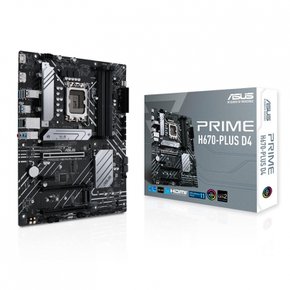ASUS INTEL CPU(LGA1700) H670 ATX PRIME H670-PLUS D4 12세대 대응 칩셋 마더보드 [국내 정규