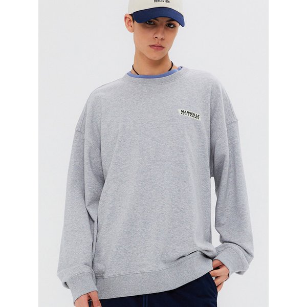 UV STAMP CREWNECK M.GREY