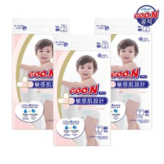  군 기저귀 플러스 밴드 대형(L) 48P x 3팩 (+3박스 구매시 물티슈 증정)