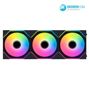 [서린공식] 리안리 UNI FAN SL-INF Wireless 120 블랙 3팩